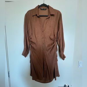 Beautiful Brown Zara Dress